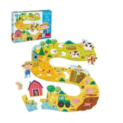 Goula Vormenpuzzel Boerderij Junior Hout - 17 Stukjes -Puzzels Verfijnd Winkel 550x565