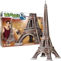 Wrebbit Eiffeltoren - 3D Puzzel - 816 Stukjes -Puzzels Verfijnd Winkel 550x565 3