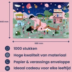 Puzzle In A Bag - De Pikante Puzzel - Puzzel 1000 Stukjes -Puzzels Verfijnd Winkel 550x569