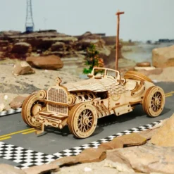 Robotime Modelbouwpakket V8 Gp Car 19 X 8 Cm Hout 220-delig -Puzzels Verfijnd Winkel 550x577