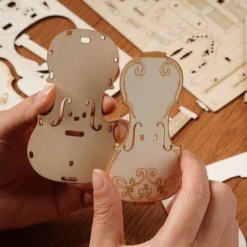 Robotime DIY 3D Houtenpuzzel Muziekinstrument Cello, TG411, 7x7x20cm - 6946785116809 21 Robotime DIY 3D Houtenpuzzel Muziekinstrument Cello, TG411, 7x7x20cm - 6946785116809 -Puzzels Verfijnd Winkel 550x578 10