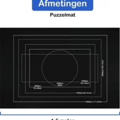 Lapi Toys XXL Puzzelrol - Puzzelmat Voor Legpuzzel - Puzzelplaat - Puzzelbord - Puzzelkleed - Portapuzzle - Puzzel Opbergsysteem - Puzzel Rol - Puzzelrolmat - Voor 500, 1000, 1500, 2000 En 3000 Stukjes -Puzzels Verfijnd Winkel 550x580 3