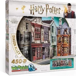 Dragon Alley - Wrebbit 3D Puzzel - Harry Potter - 450 Stukjes -Puzzels Verfijnd Winkel 550x580 4