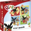 Bambolino Toys - Bing 4 In 1 Puzzel - 4x6x9x16 Stukjes - Kinderpuzzel - Leren Puzzelen - Educatief Peuter Speelgoed - Puzzel 3 Jaar En Ouder - Schoencadeautje Sinterklaas