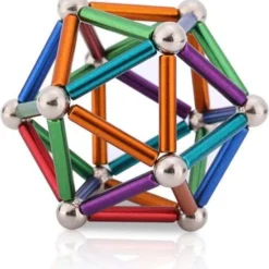 Merkloos Magnetische Sticks - Magneetballetjes - Neocube - Magnetisch Speelgoed - Balletjes Magneet - Verschillende Kleuren - 3D Puzzel -Puzzels Verfijnd Winkel 550x584