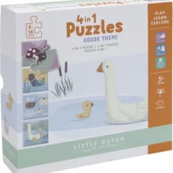 Little Dutch 4-in-1 Puzzel Gans