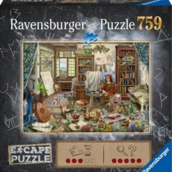 Ravensburger Escape Puzzle Da Vinci Artists Workshop - Legpuzzel - 759 Stukjes