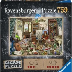 Ravensburger Escape Puzzle Da Vinci Artists Workshop - Legpuzzel - 759 Stukjes -Puzzels Verfijnd Winkel 550x588 2