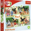 Trefl Bing 4-in-1 Puzzel - 12/15/20/24 Stukjes