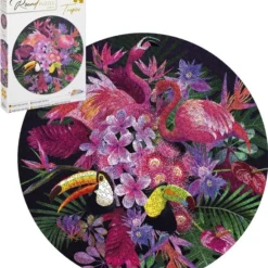 Grafix Voordeelpack 4x Puzzel 1000 Stukjes Volwassenen | Verschillende Ronde Puzzels | Diameter 68 CM | Legpuzzel -Puzzels Verfijnd Winkel 550x611