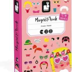 Janod Magnetibook - Gekke Gezichten Meisjes -Puzzels Verfijnd Winkel 550x635