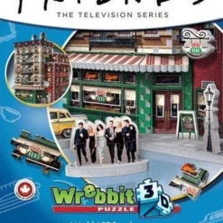 Wrebbit Friends - Central Perk (440 Stukjes) - 3D-Puzzle -Puzzels Verfijnd Winkel 550x649