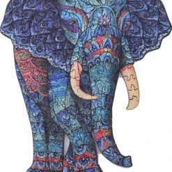 Legpuzzel Olifant 048 A3 | Houten Jigsaw Puzzel | 173 Stukjes | Dierenpuzzel| Meer Dan 50 Verschillende Modellen -Puzzels Verfijnd Winkel 550x673