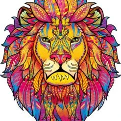 Mystery Lion 032 A3| Legpuzzel Leeuw |houten Jigsaw Puzzel | 189 Stukjes | Dierenpuzzel| Meer Dan 50 Verschillende Modellen