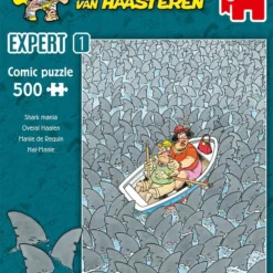 Jan Van Haasteren Expert 1: Overal Haaien Puzzel - 500 Stukjes -Puzzels Verfijnd Winkel 550x678
