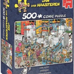 Jan Van Haasteren Snoepfabriek Puzzel - 500 Stukjes -Puzzels Verfijnd Winkel 550x690