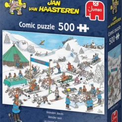 Jan Van Haasteren Rendier Race Puzzel - 500 Stukjes -Puzzels Verfijnd Winkel 550x697 9