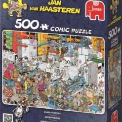 Jan Van Haasteren Snoepfabriek Puzzel - 500 Stukjes -Puzzels Verfijnd Winkel 550x698 1
