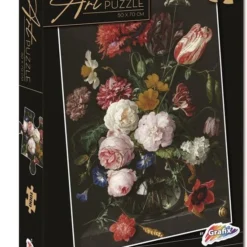 Grafix Puzzel 1000 Stukjes Volwassenen | Thema Bloemen In Vaas | Puzzel | Formaat 50 X 70 CM | Schilderij Puzzel -Puzzels Verfijnd Winkel 550x731