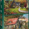 Falcon Puzzel The Woodland Cottage - Legpuzzel - 2 X 1000 Stukjes