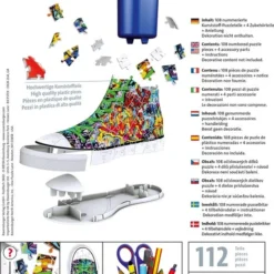 Ravensburger Sneaker Grafitti Print - 3D Puzzel - 108 Stukjes -Puzzels Verfijnd Winkel 550x771