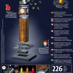 Ravensburger Big Ben Night Edition- 3D Puzzel Gebouw - 216 Stukjes -Puzzels Verfijnd Winkel 550x775