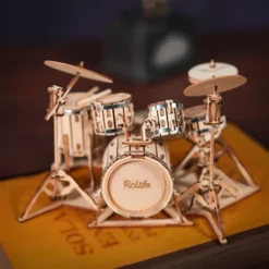 Robotime 3D Houtenpuzzel Muziekinstrument Drumstel, TG409, 19x13,5x11cm - 6946785116816 17 Robotime 3D Houtenpuzzel Muziekinstrument Drumstel, TG409, 19x13,5x11cm - 6946785116816 -Puzzels Verfijnd Winkel 550x778