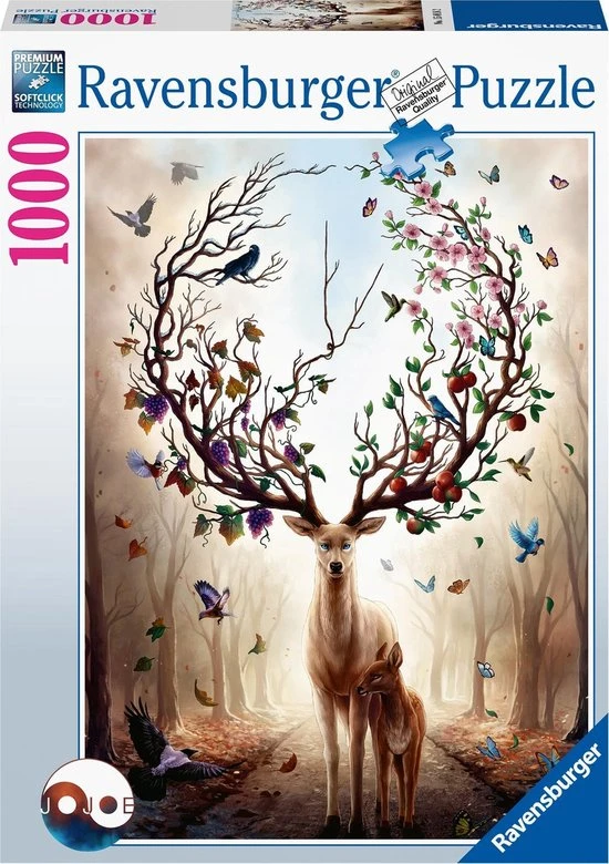 Ravensburger Puzzel Fantasydeer - Legpuzzel - 1000 Stukjes 2 Ravensburger Puzzel Fantasydeer - Legpuzzel - 1000 Stukjes - Afbeelding 2