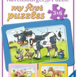 Ravensburger Goede Vrienden - My First Puzzels - 3x6 Stukjes - Kinderpuzzel