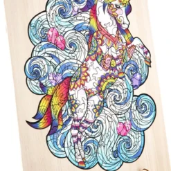 Grafix Houten Puzzel Unicorn | Unieke Puzzelstukjes In Vorm Van Fantasie Thema | 130 Puzzelstukjes | Puzzel Voor Kinderen En Volwassenen | Formaat 30 X 22.5 CM | Cadeau Voor Jong En Oud -Puzzels Verfijnd Winkel 550x799 1