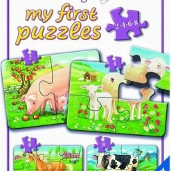 Ravensburger Boerderijdieren - My First Puzzels - 2+4+6+8 Stukjes - Kinderpuzzel -Puzzels Verfijnd Winkel 550x800 2