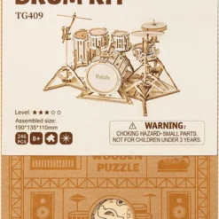 Robotime 3D Houtenpuzzel Muziekinstrument Drumstel, TG409, 19x13,5x11cm - 6946785116816 16 Robotime 3D Houtenpuzzel Muziekinstrument Drumstel, TG409, 19x13,5x11cm - 6946785116816 -Puzzels Verfijnd Winkel 550x803