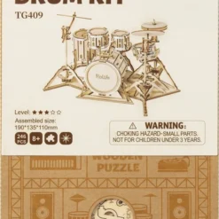 Robotime 3D Houtenpuzzel Muziekinstrument Drumstel, TG409, 19x13,5x11cm - 6946785116816 14 Robotime 3D Houtenpuzzel Muziekinstrument Drumstel, TG409, 19x13,5x11cm - 6946785116816 -Puzzels Verfijnd Winkel 550x806