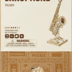 Robotime 3D Houten Puzzel Muziekinstrument Saxophone, TG309, 8,5x7x23cm - 6946785116793 15 Robotime 3D Houten Puzzel Muziekinstrument Saxophone, TG309, 8,5x7x23cm - 6946785116793 -Puzzels Verfijnd Winkel 550x808