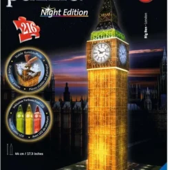 Ravensburger Big Ben Night Edition- 3D Puzzel Gebouw - 216 Stukjes