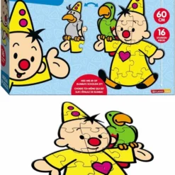 Bumba Mega Vloerpuzzel 16 Stukken - 60 Cm Groot - In Een Koffertje