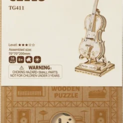 Robotime DIY 3D Houtenpuzzel Muziekinstrument Cello, TG411, 7x7x20cm - 6946785116809 14 Robotime DIY 3D Houtenpuzzel Muziekinstrument Cello, TG411, 7x7x20cm - 6946785116809 -Puzzels Verfijnd Winkel 550x817 1