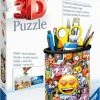 Ravensburger Pennenbak Emoji - 3D Puzzel - 54 Stukjes