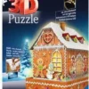 Ravensburger Kerst Gingerbread House Night Edition - 3D Puzzel Gebouw - 216 Stukjes