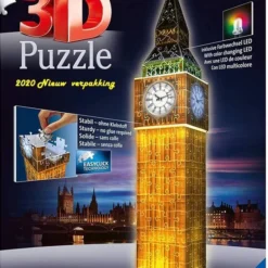 Ravensburger Big Ben Night Edition- 3D Puzzel Gebouw - 216 Stukjes -Puzzels Verfijnd Winkel 550x821