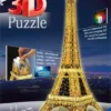 Ravensburger Eiffeltoren Night Edition- 3D Puzzel Gebouw - 216 Stukjes